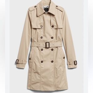 [MT/MG]Banana Republic Men Beige Water Resistant Insulated Trench Coat